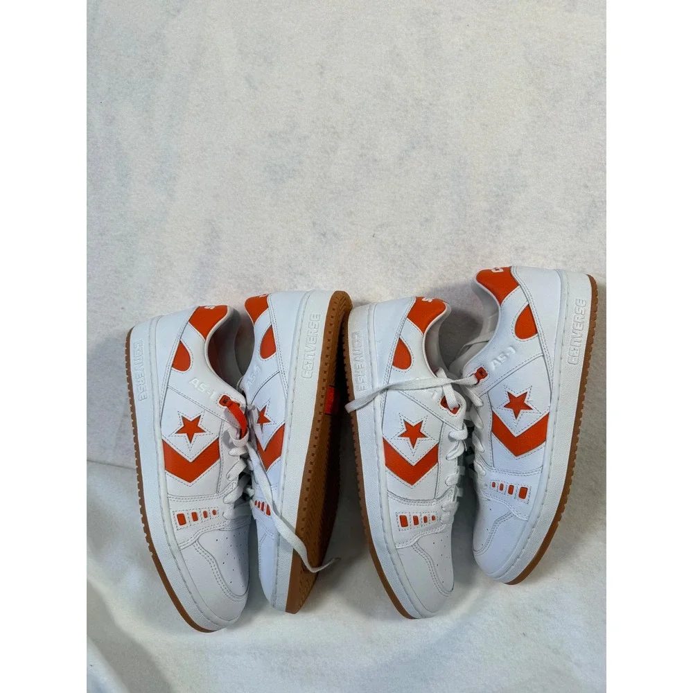 Converse AS-1 Pro Ox White Orange Alexis Sablone Skate Shoes Low Top‎ Men 11